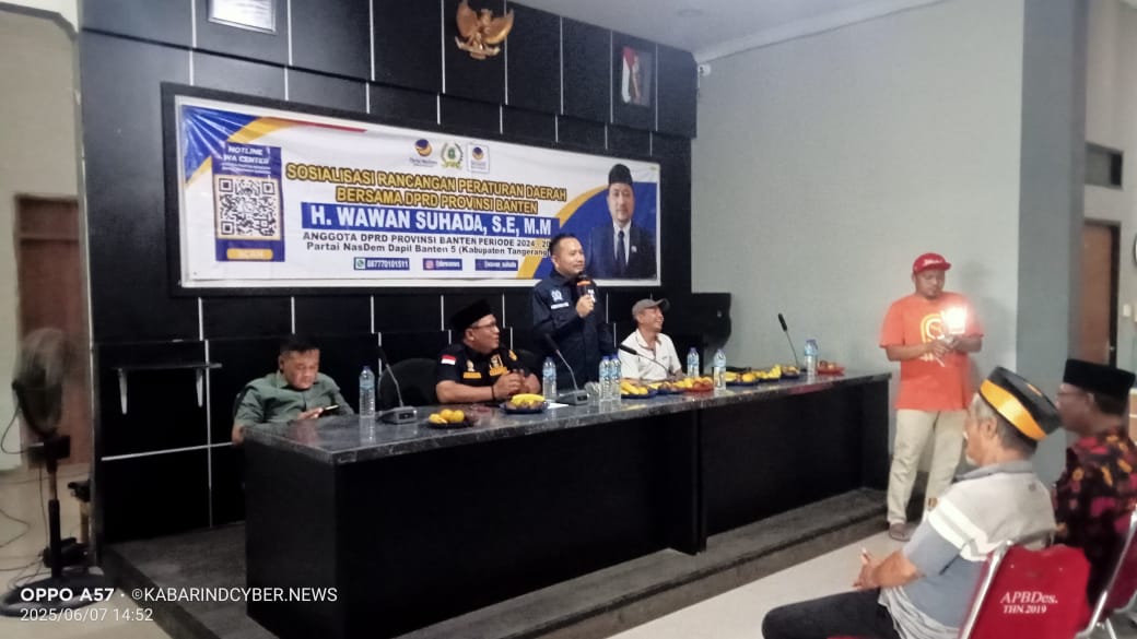 H.Wawan Suhada Anggota DPRD Provinsi Banten Adakan Sosper