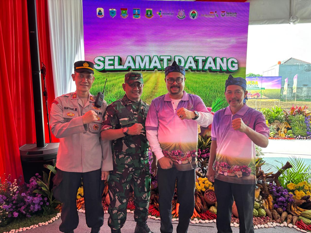 Camat Sepatan dan Kades Sarakan Menjadi Tuan Rumah Kedatangan Menteri Desa dan Kejati Banten